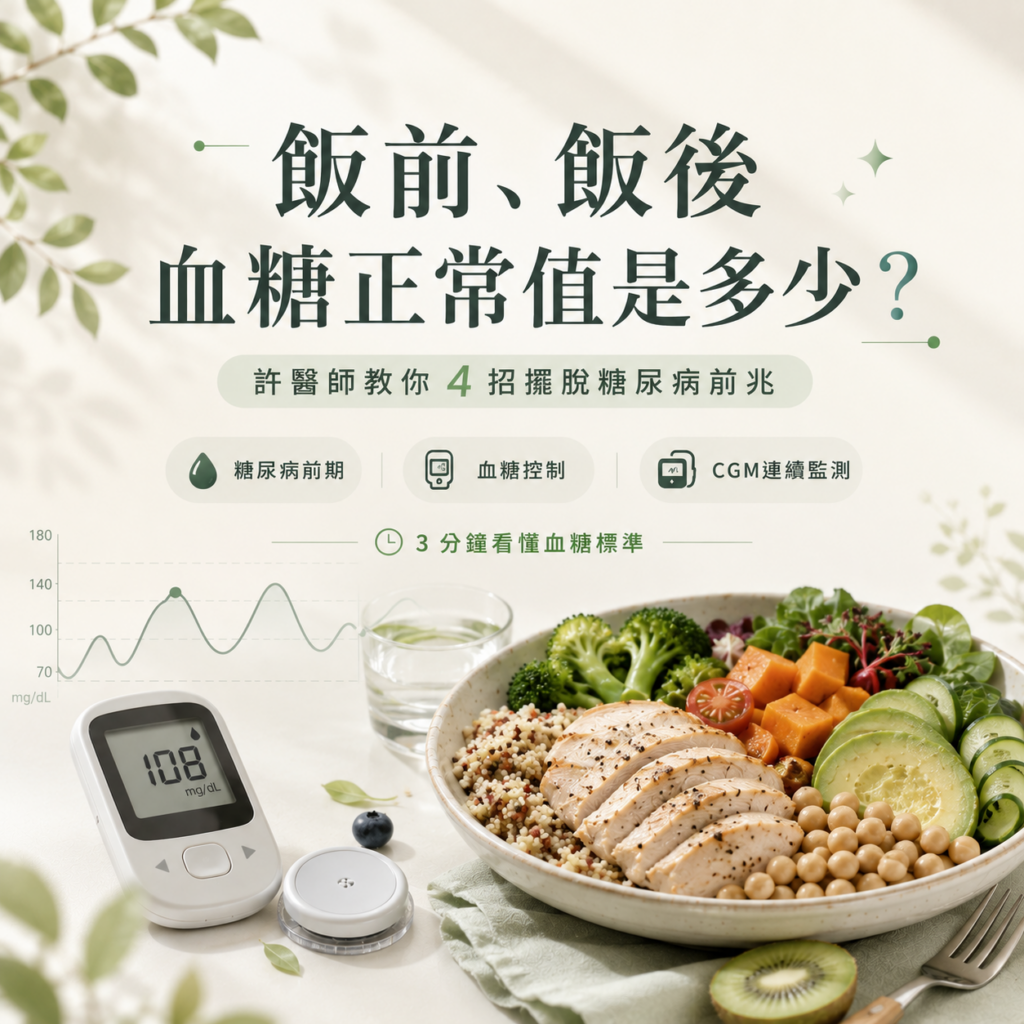 1.飯前飯後血糖控制指南