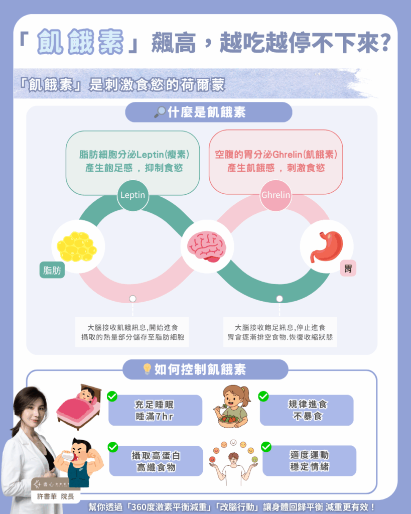 搞懂「飢餓素」是什麼，讓你擺脫假性飢餓，輕鬆瘦下來！