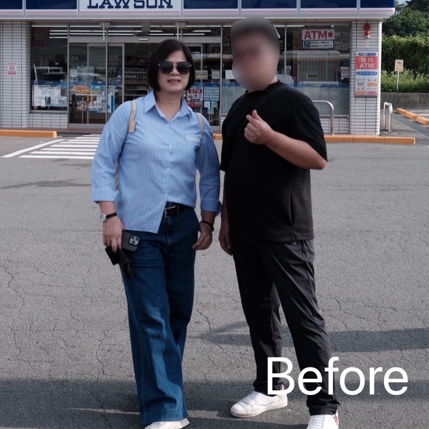 劉小姐減重前紀錄