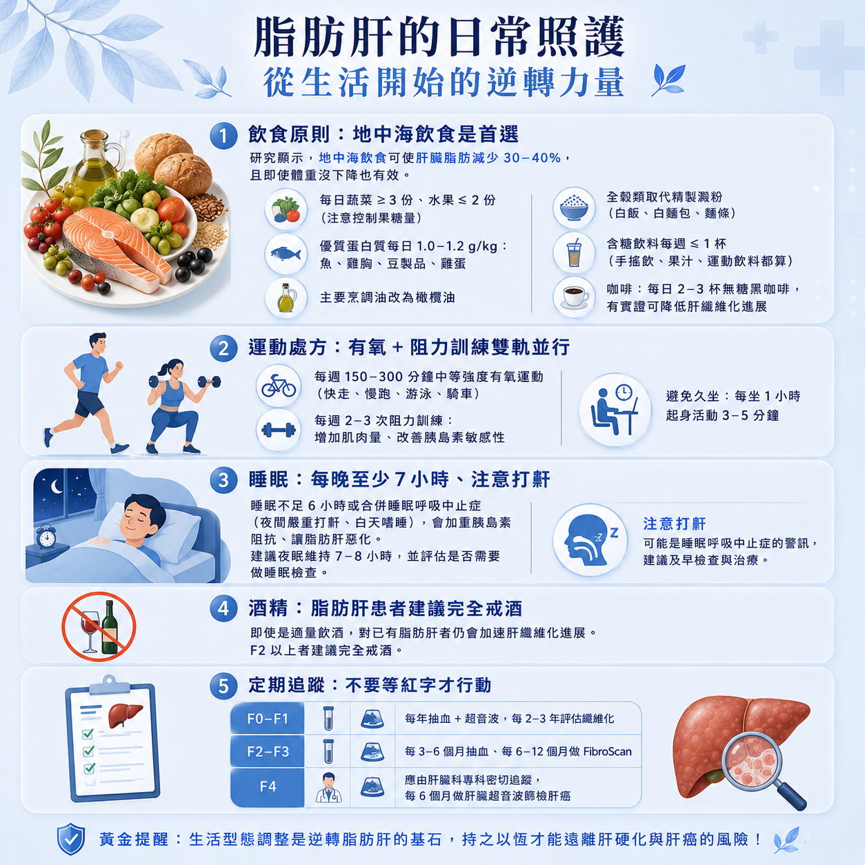脂肪肝日常照護指南